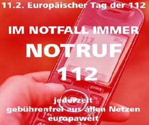 Mehr über den Artikel erfahren Internationaler Tag des EURO-Notrufs 112